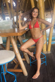Havana Red Thong Bikini Bottom