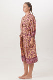 Sunbe Design ethically handmade sustainable and inclusive kimono in peach colour