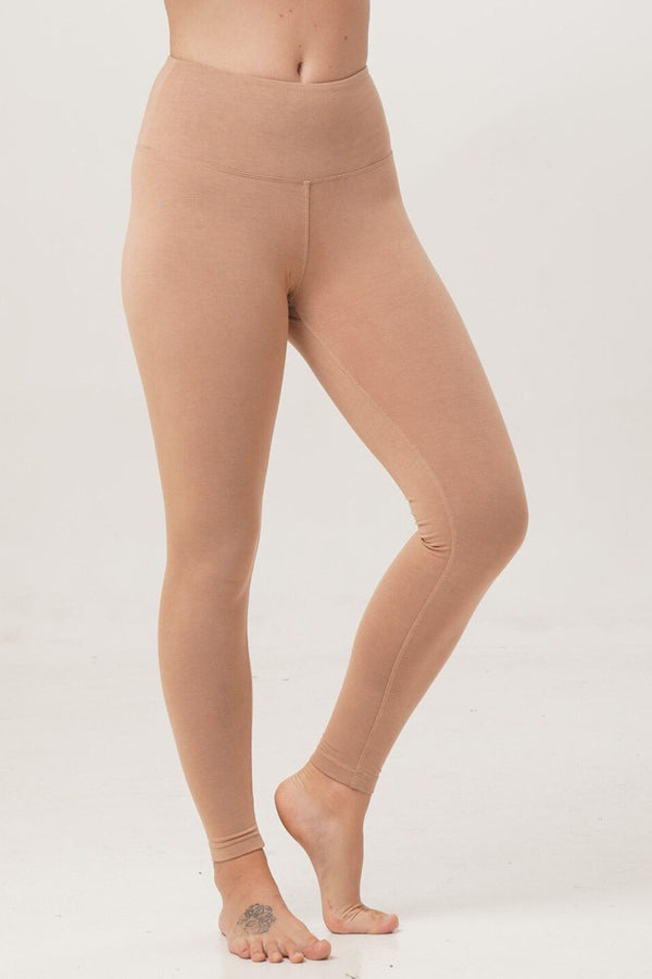 Lyra Golden Cotton Full Length Leggings