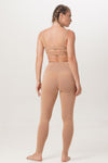 natural dyeing sustainable and ethically handmade long legging Sunbe Design in nude colour